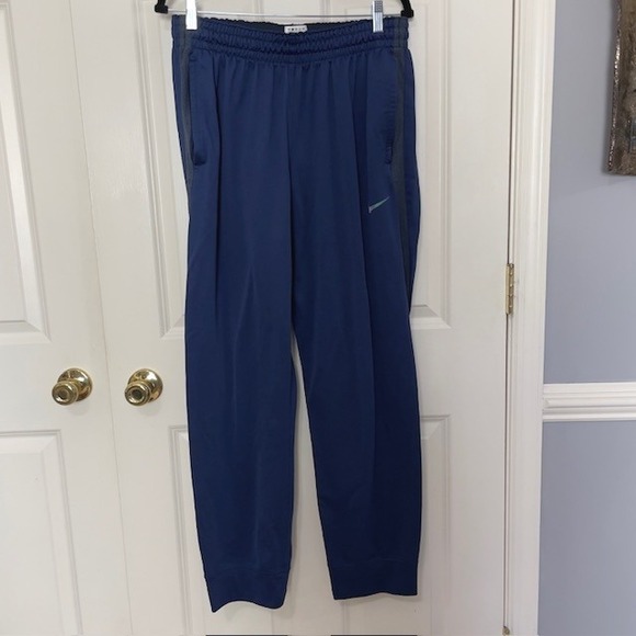 Nike Dri-Fit Men's Blue Athletic Track Pants XXL Tapered Leg Training - Picture 1 of 6